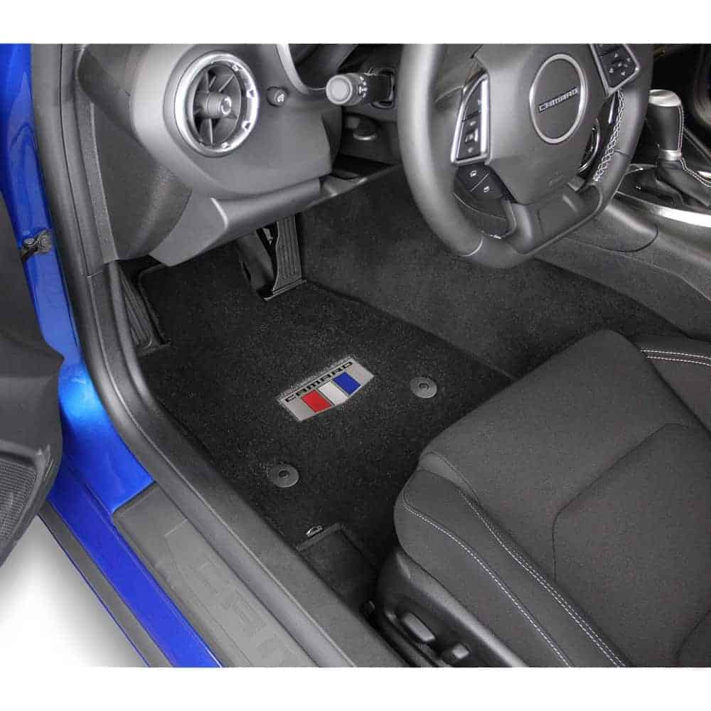 2016 - 24 6th Gen Chevy Camaro Diamond Stitch Interior Mats (Many Colors) -  Next-Gen Speed