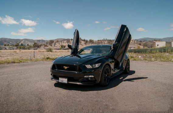 2015 2019 Ford Mustang Vertical Lambo Doors Conversion Kit