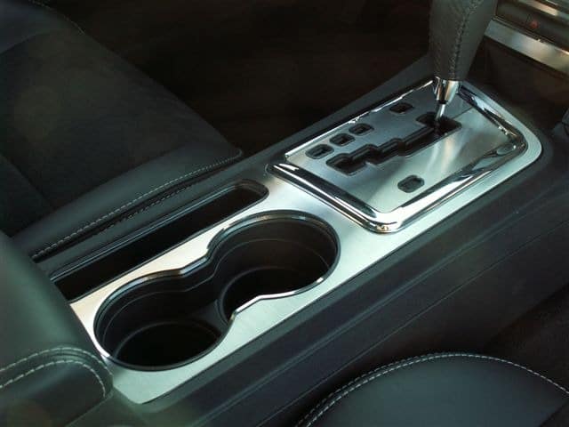 1Pcs Carbon Fiber Gear Shifter Frame Cover Trim For Dodge Challenger 2008-2014
