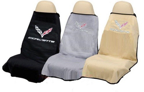 Tan Corvette C7 Seat Armour Seat Cover//Seat Towel