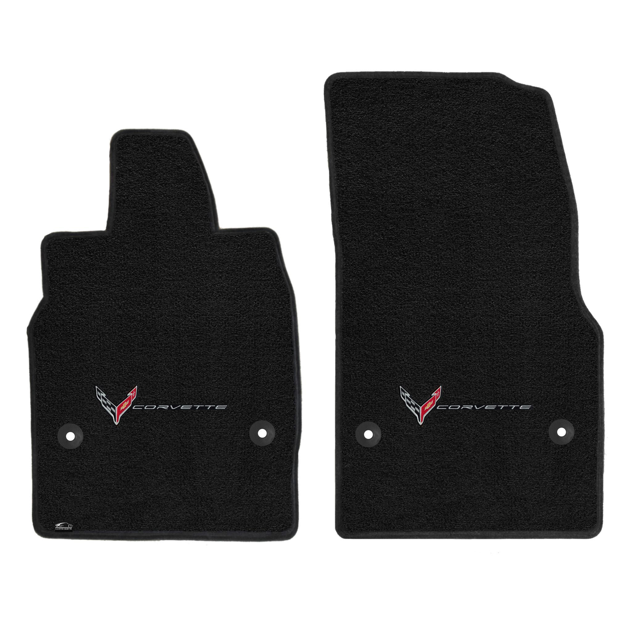 C3 Corvette Diamond Plate Floor Mats Polished Aluminum