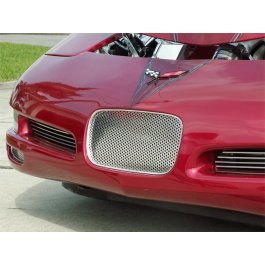 PRIMERED NEW C5 1997-04 PLASTIC Corvette Front Plate Cover/Filler/license plate