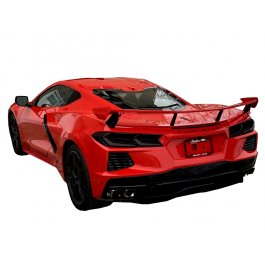 C8 corvette aftermarket shop rear spoiler