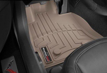 2014 2019 C7 Corvette Weathertech Tan Floor Liners