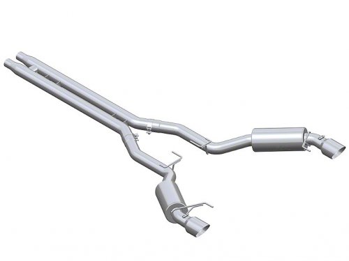2015 2017 Ford Mustang Gt 50 Convertible Mbrp Exhaust 3 Cat Back Dual Split Rear Street Versi