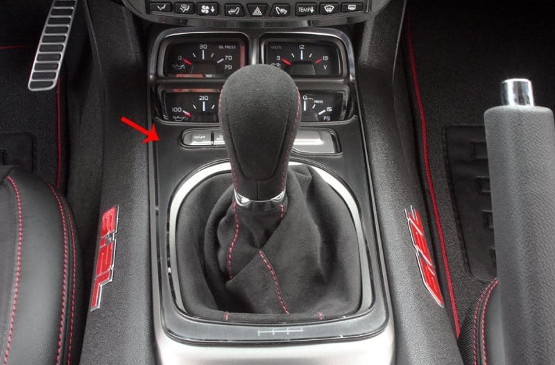 5th Gen Camaro Stainless Shifter Trim Plate SouthernCarParts