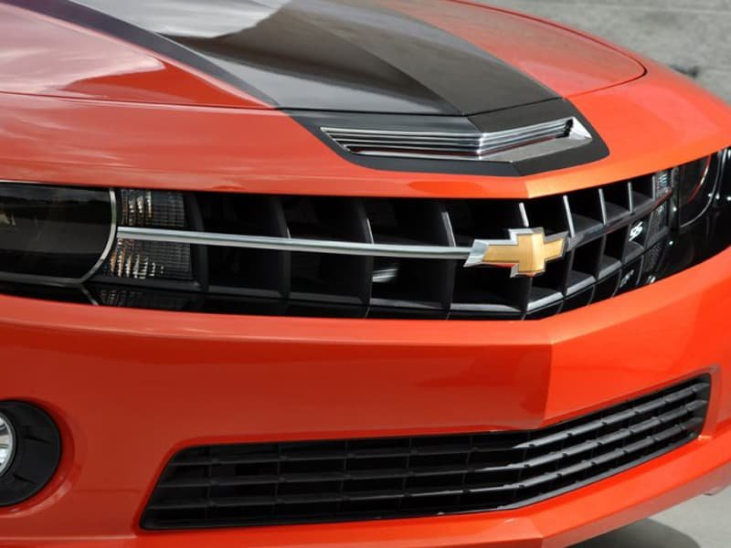 2010 2013 Camaro Polished Stainless Steel Hood Vent Insert SS