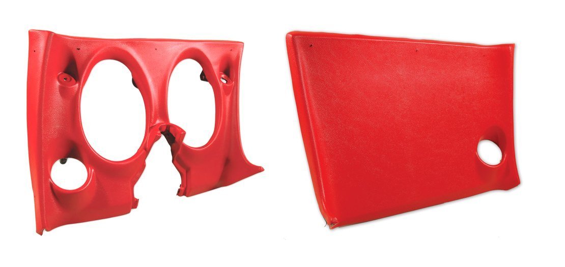 1968 C3 Corvette Replacement Lower Dash Pads SouthernCarParts