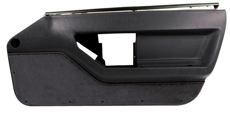 1984 1989 C4 Corvette Black Deluxe Door Panel Southerncarparts Com
