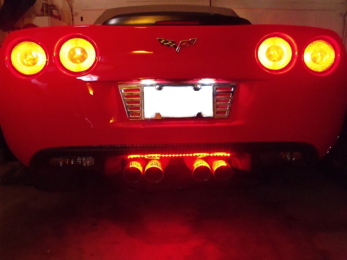 C6 Corvette LED Exhaust Lighting Kit