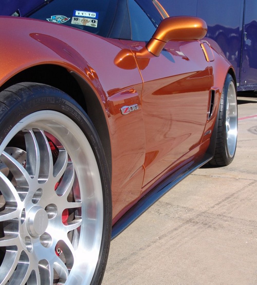 20052013 Corvette C6 LG Motorsports Carbon Side Skirts