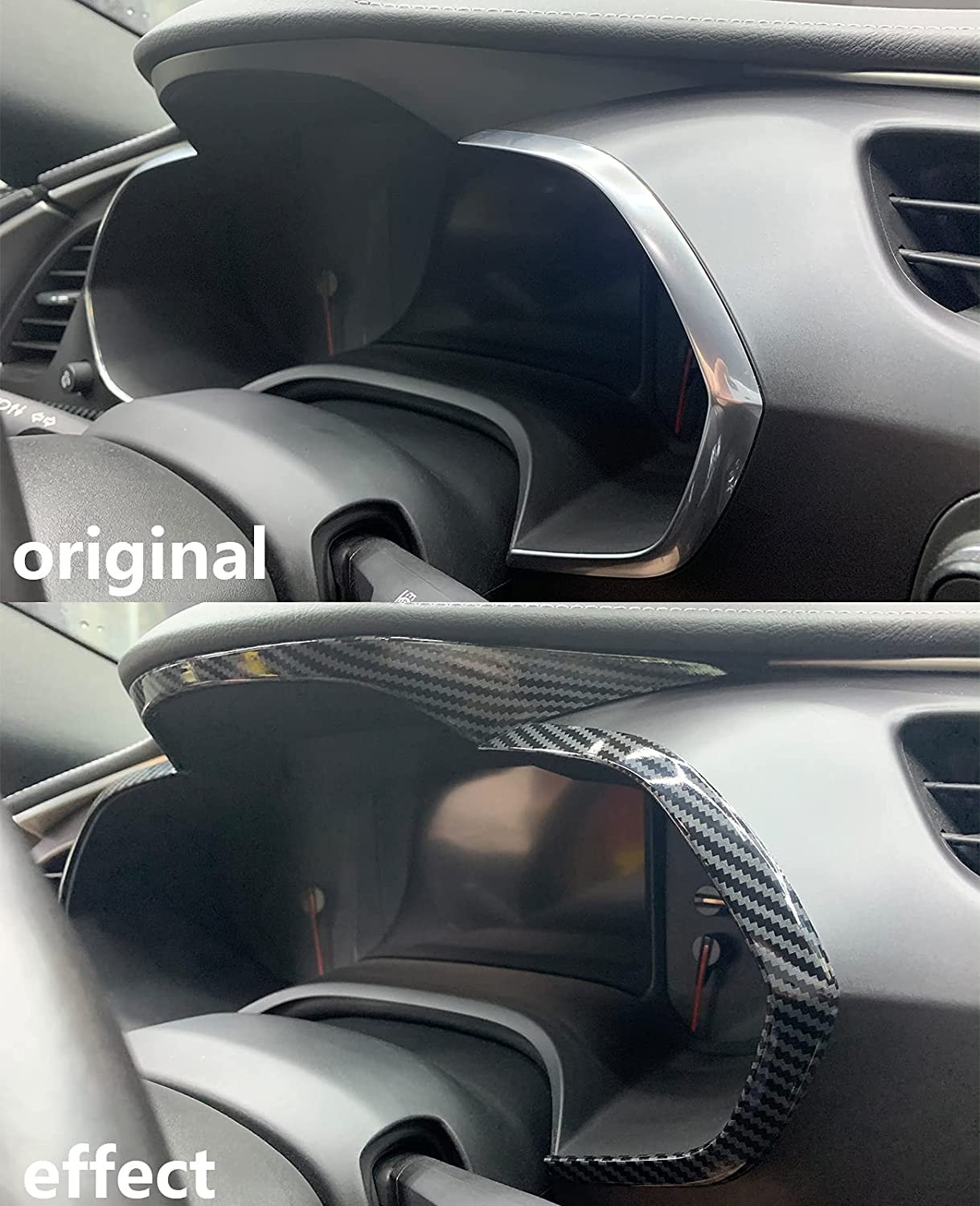 20142019 C7 Corvette Carbon Fiber Dash Speedometer Trim Covers