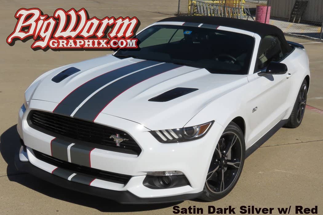 2017 Mustang Narrow Twin Full Length Stripes Kit 2017 Mustang Narrow Twin Full Length Stripes Kit
