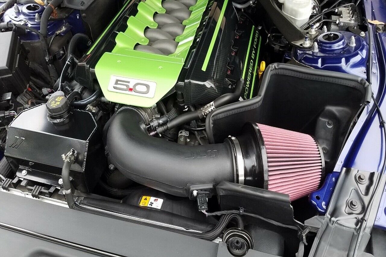 20152017 Ford Mustang GT V8 5.0L JLT Black Cold Air Intake CAIFMG15
