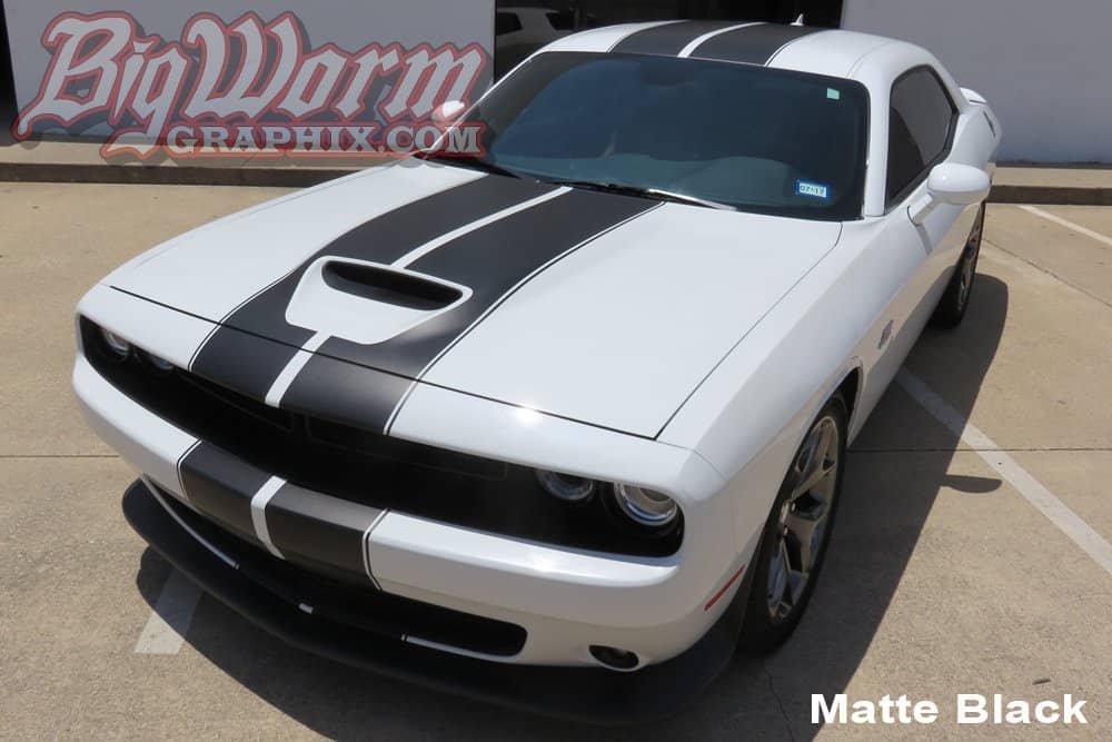 2015 2018 Challenger Srt Style Twin Full Length Stripes