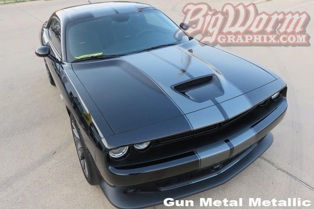 2015 2018 Challenger Srt Style Twin Full Length Stripes