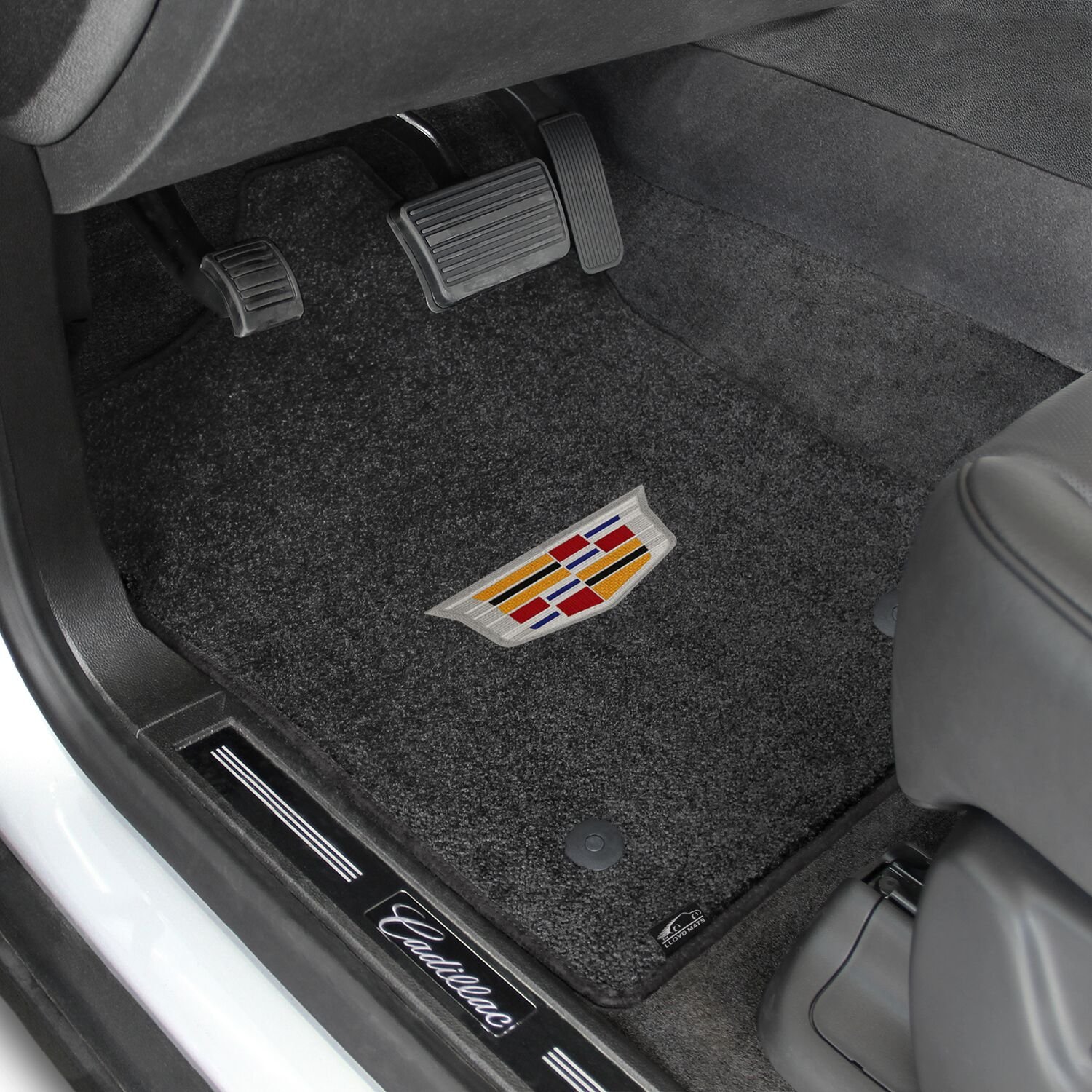 2015 ATS Front and Rear Floor Mats Cadillac Logo