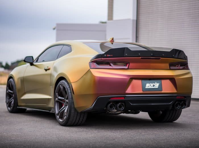 2016 2018 Camaro Ss S Type W Carbon Fiber Tips Black