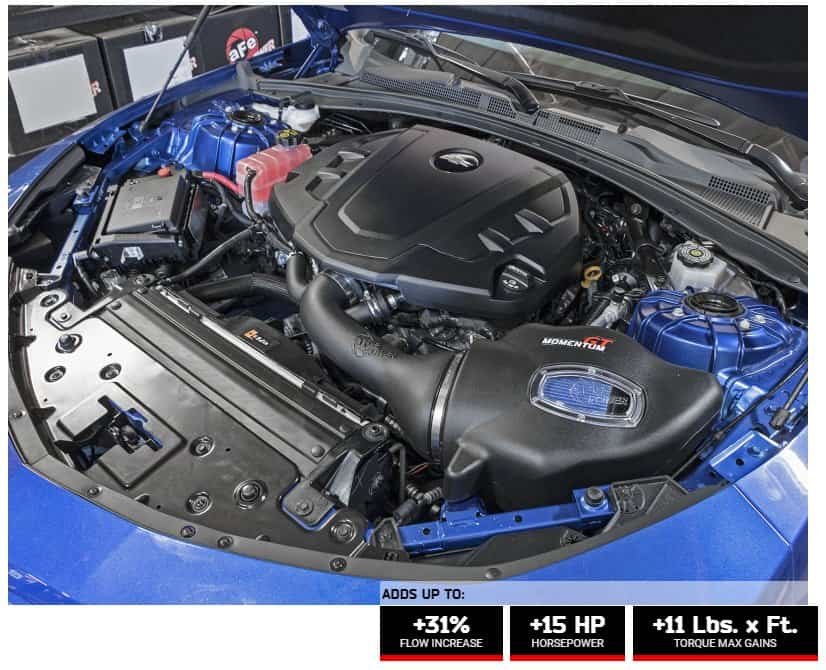 2016 2018 Camaro V6 Afe Power Gt Pro 5r Cold Air Intake