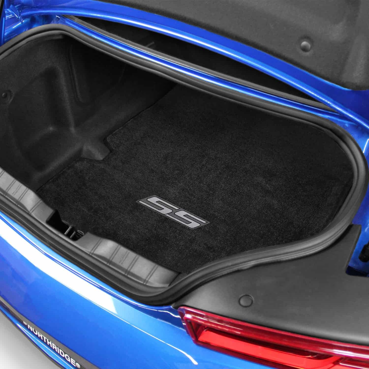 2016 2023 6th Generation Camaro Silver SS Logo Trunk Compartment