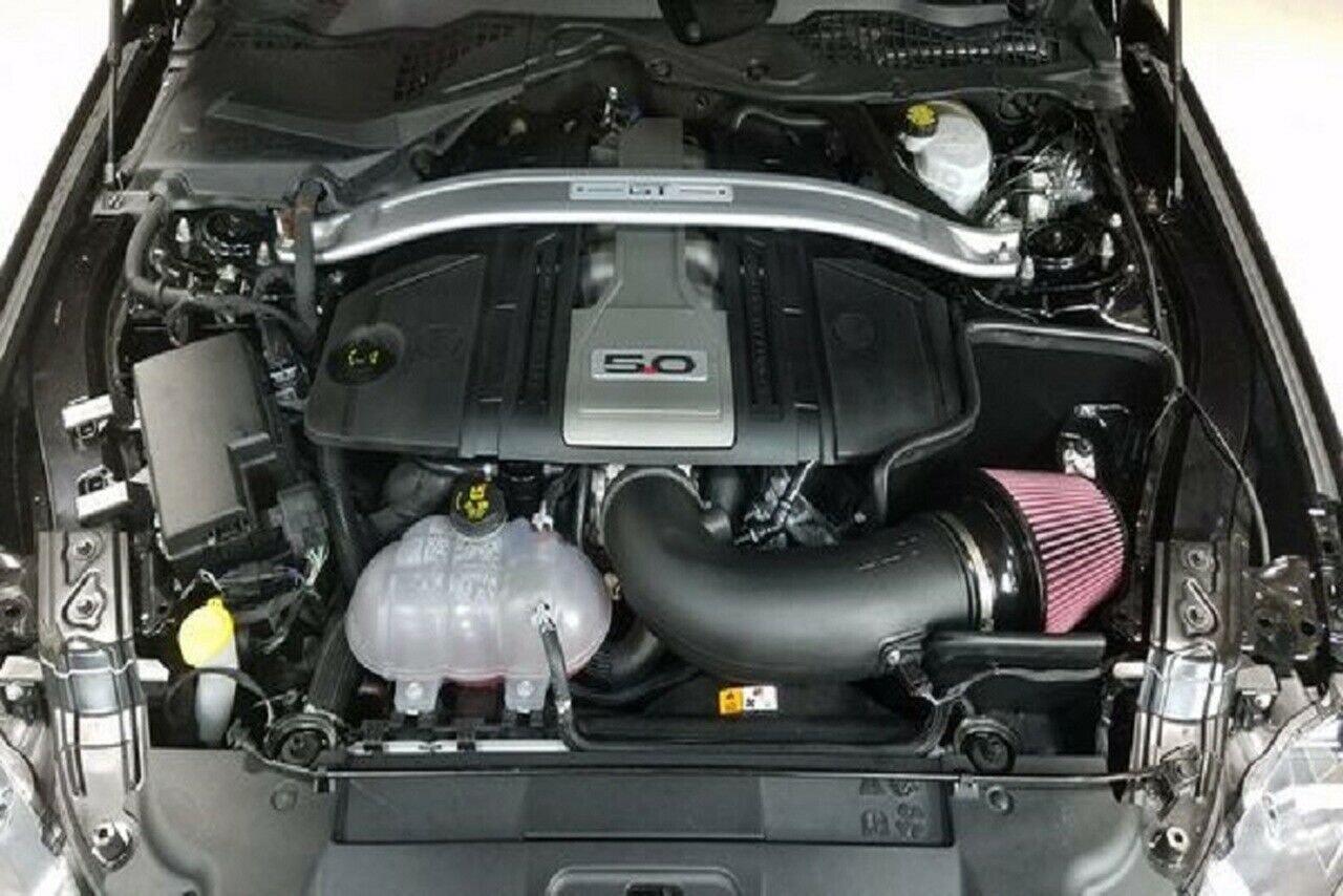 20182019 Ford Mustang GT V8 5.0L JLT Black Cold Air Intake CAIFMG18