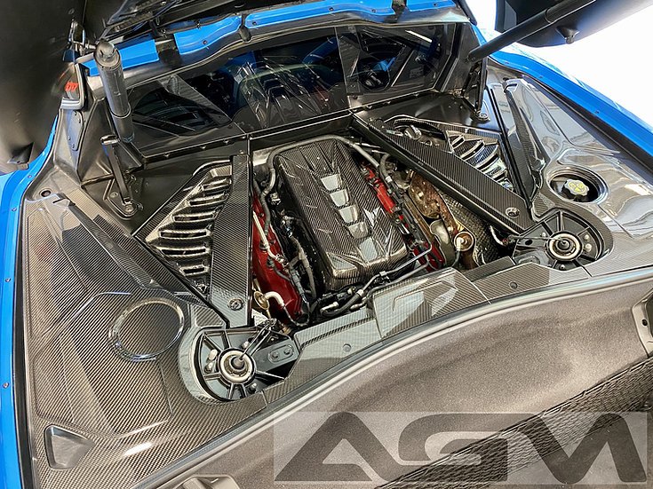 20202023 Corvette C8 AGM Carbon Fiber Ultimate Engine Bay Package
