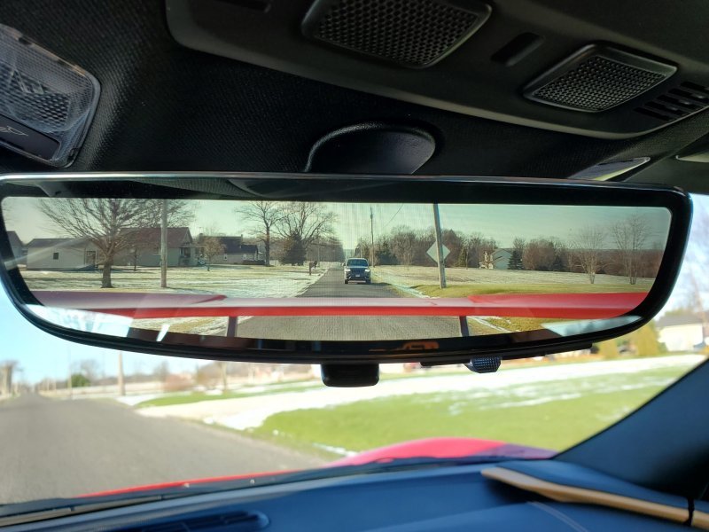 Corvette c8 cheap rear view mirror