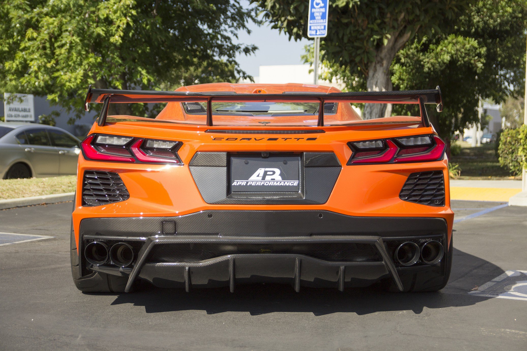 20202023 Corvette C8 APR Performance Carbon Fiber Rear Diffuser