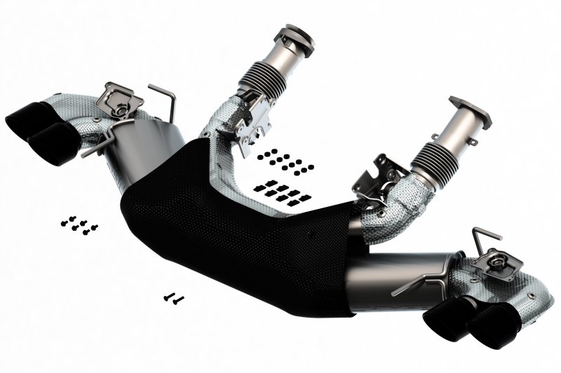 Borla 3 S-Type Cat-Back Exhaust System w/ 4 Quad Polished Tips