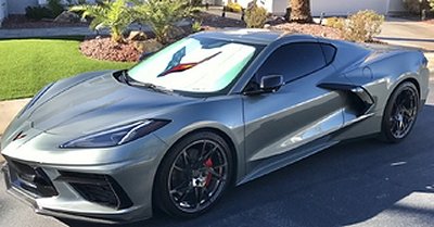 C8 top corvette sunshade