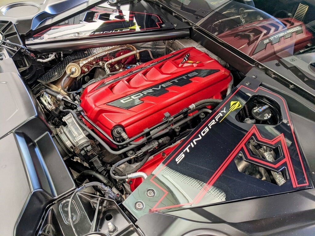 20202023 C8 Corvette Painted Engine Appearance Package w/GM Logos