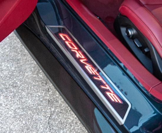 LED Illuminated Corvette Lighted Door Sills|CarLEDLogo