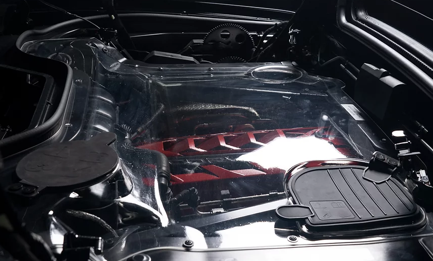 20202023 Corvette C8 Hard Top Convertible Clear Engine Bay Cover