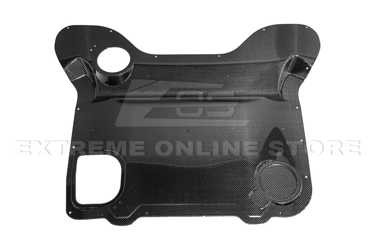 20202024 CORVETTE C8 HTC CARBON FIBER ENGINE BAY PANEL COVER