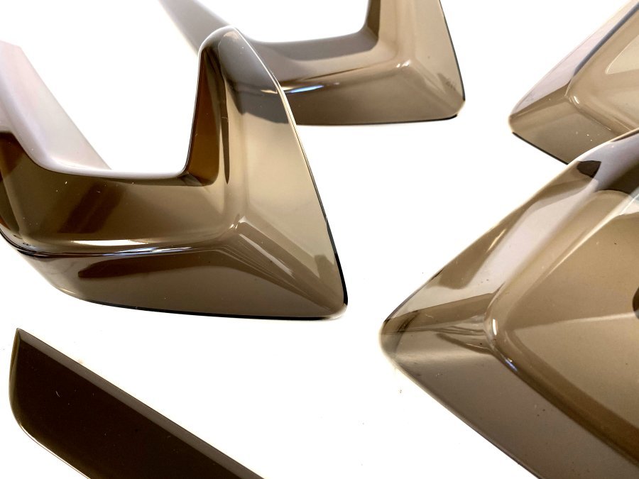 20202023 C8 Corvette Molded Acrylic Tail light Blackouts Lens Package