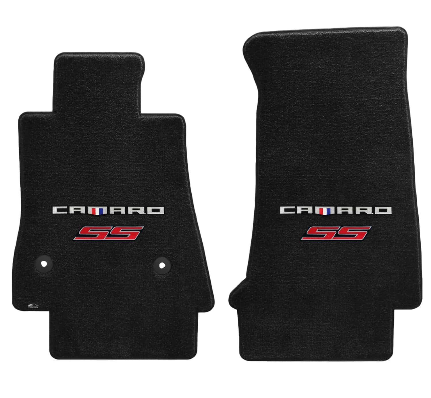 20162025 6th Generation Camaro CAMARO SS Logo Front Floor Mats