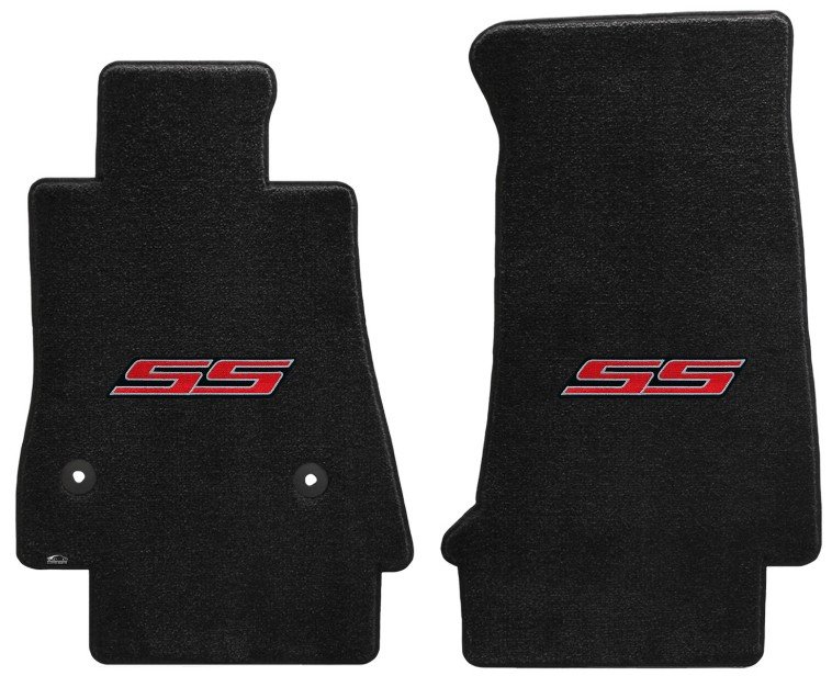 20162023 6th Generation Camaro SS RED Logo Front Floor Mats