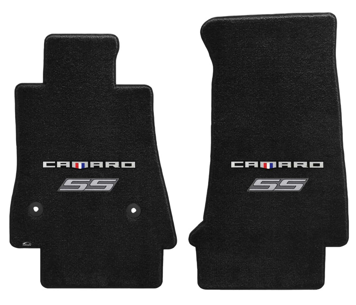 2016 2018 Camaro Camaro Ss Silver Logo Front Floor Mats