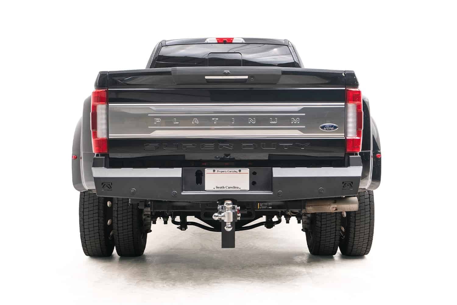 Fab Fours Fs17 Rt4150 1 Red Steel Rear Bumper Fab Fours Fs17 Rt4150 1 Red Steel Rear Bumper