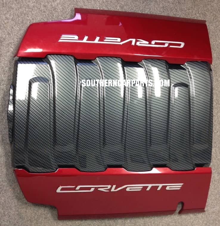 C7 Corvette Hydro Carbon Fiber Plenum Cover Overlay