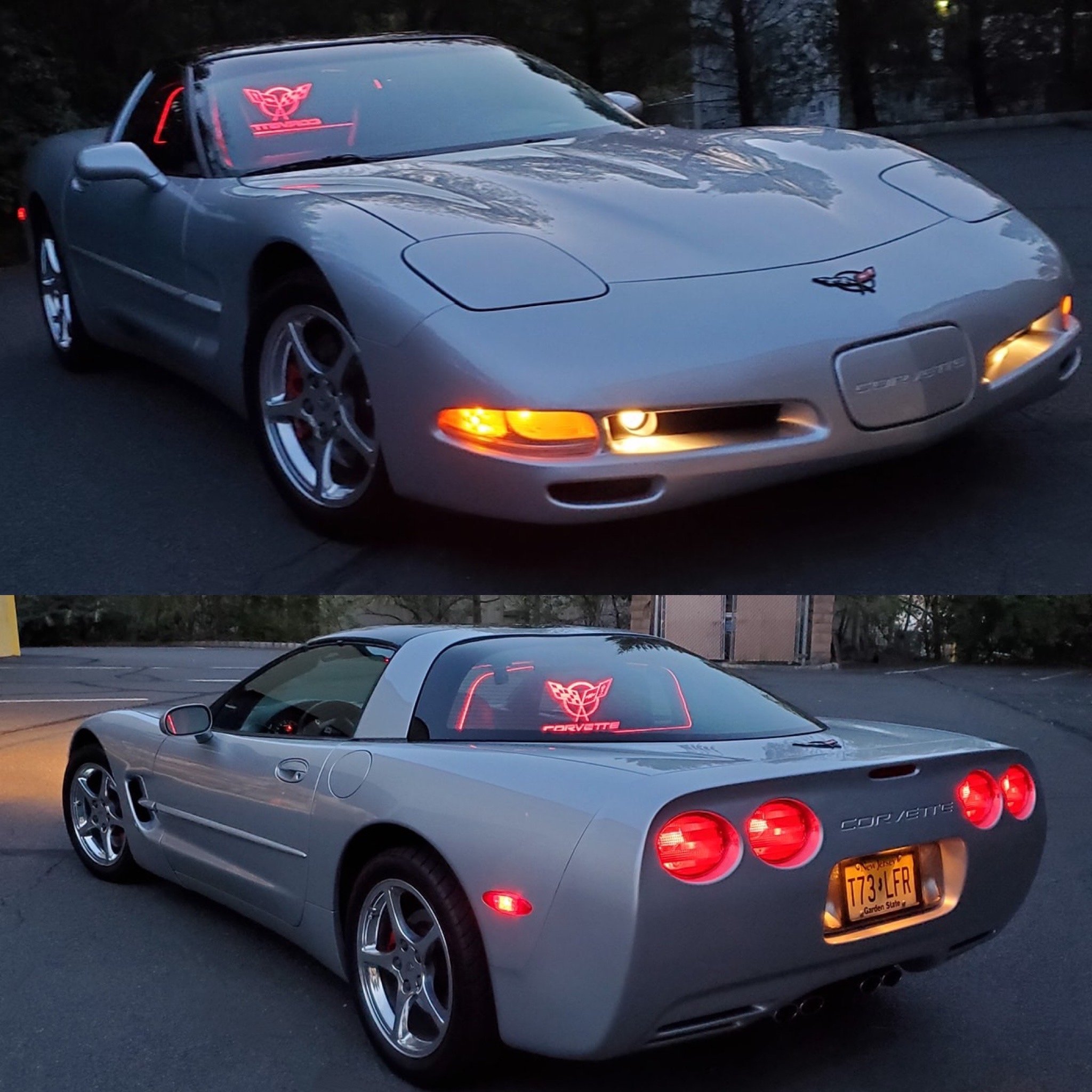 19972004 C5 Corvette WindRestrictor Glow Panel for Coupe