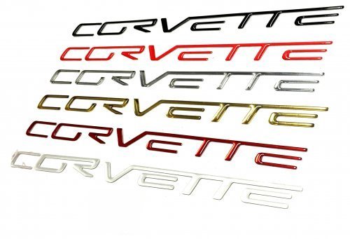 C6 Corvette Domed Rear Bumper Lettering Inserts Southerncarparts Com