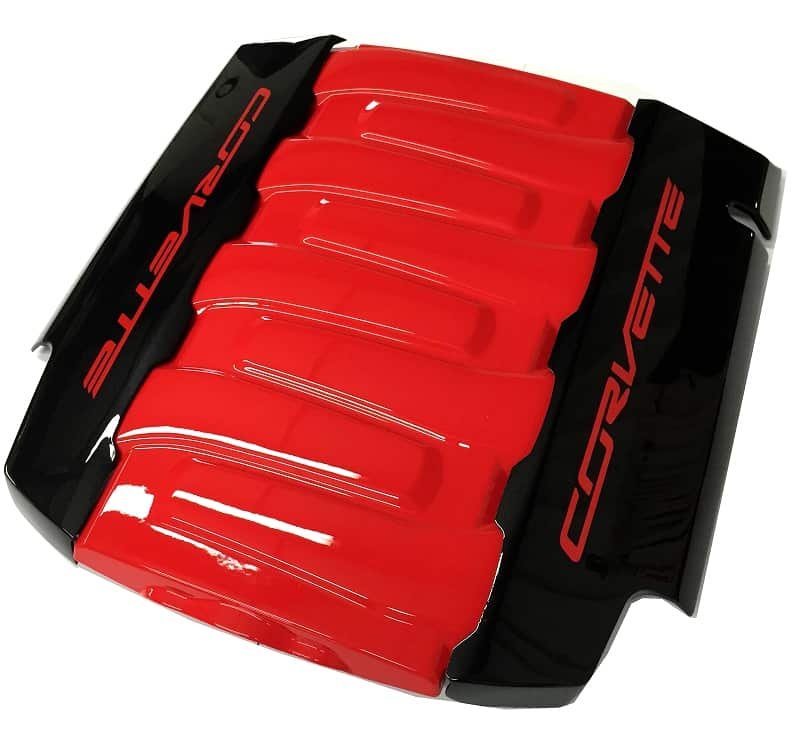 C7 Corvette Painted Under Hood Engine Package