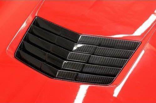 C7 Corvette Real Carbon Fiber Hood Vent Insert ... C7 Corvette Real Carbon Fiber Hood Vent Insert ...