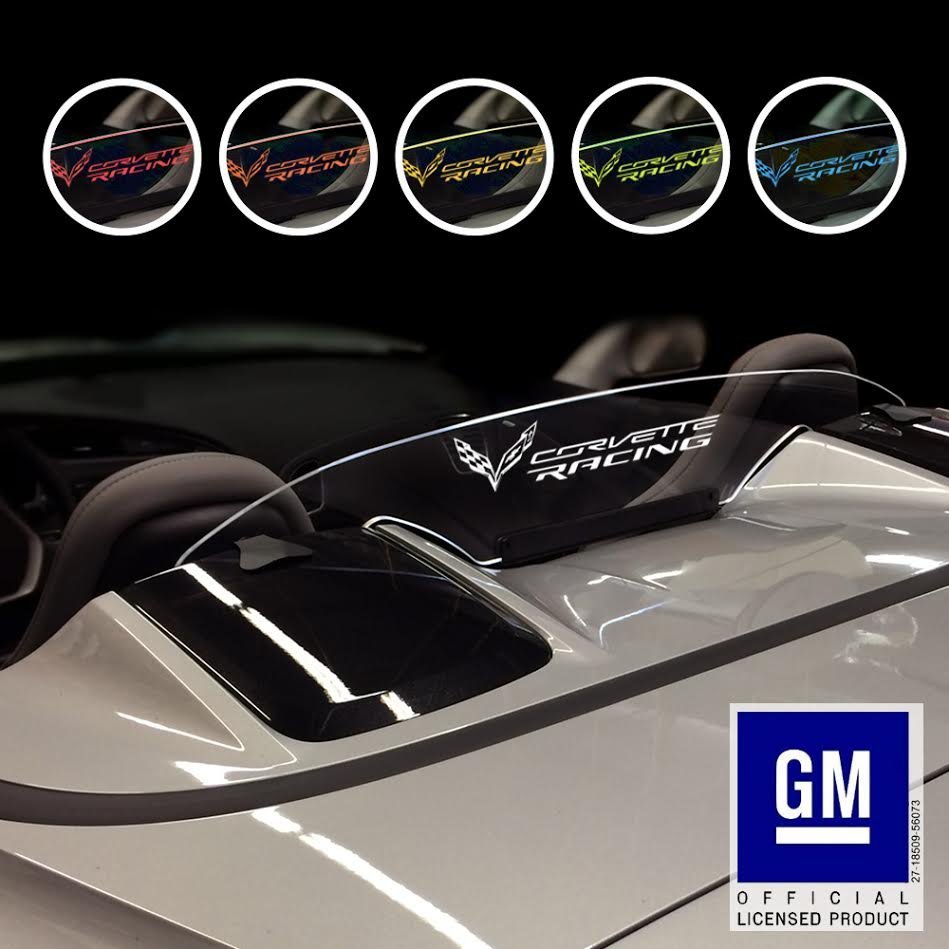 Vette Net Wind Screen Deflector Blocker 2014-2018 C7 Corvette Convertible