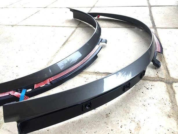 C7 Corvette Z06 Wheel Opening Moldings Spats Set