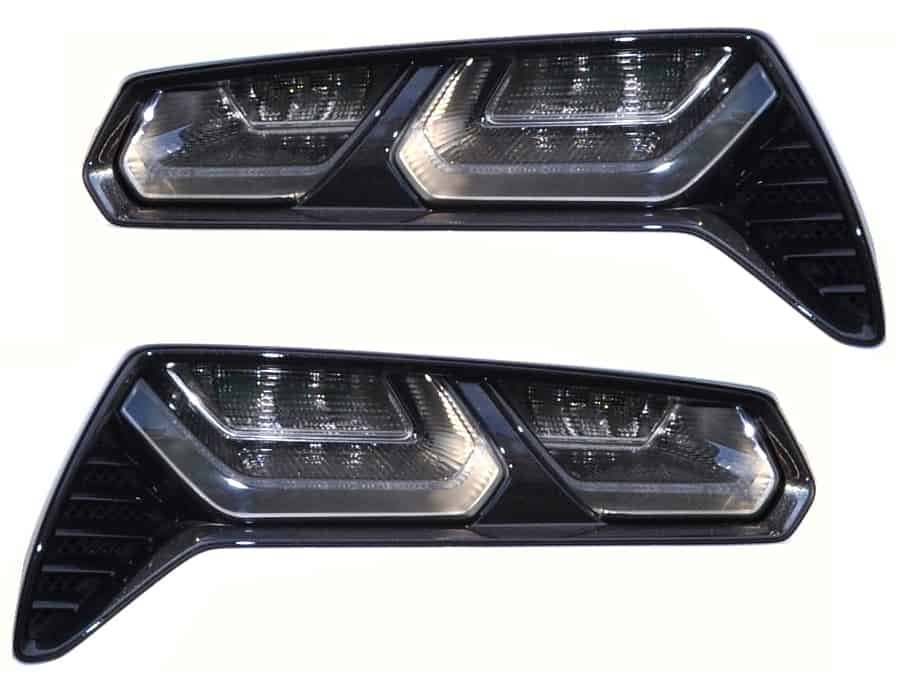 C7 2014 2018 Corvette Z06 Clear Tail Lights Pair Southerncarparts Com