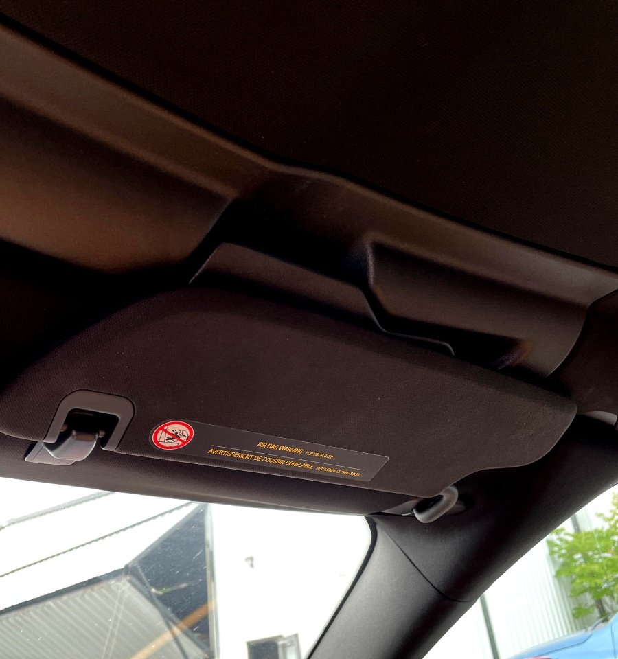 C8 Corvette Airbag Warning Label