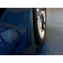 2014-2019 C7 Corvette Carbon Fiber Wrap Splash Guards 2pc front