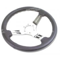 1968-1982 C3 Corvette Black Leather Steering Wheel